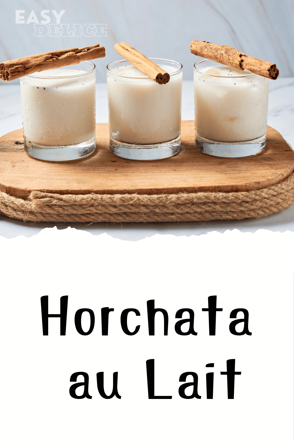 Horchata au lait