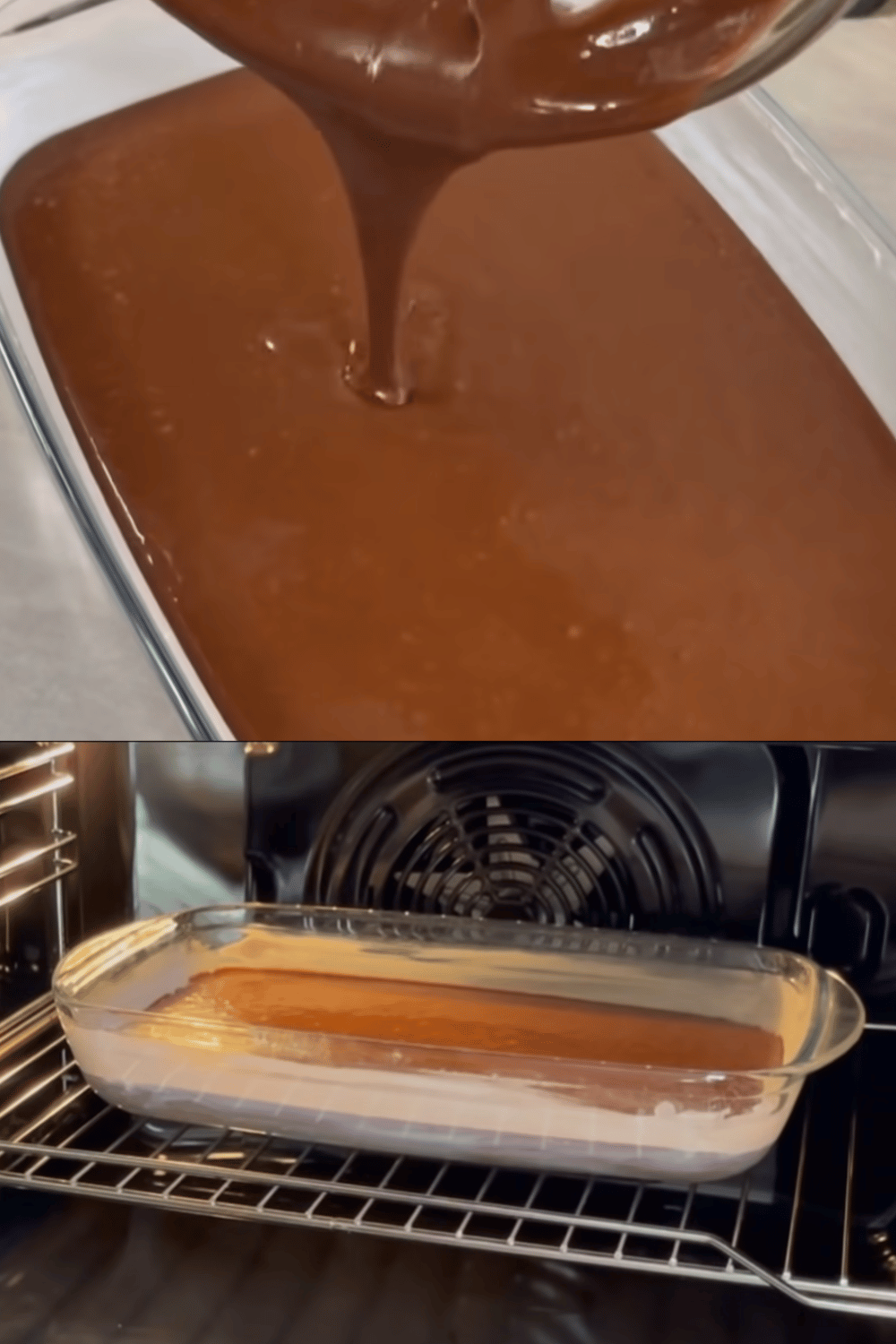 Gâteau qui pleure avec ganache et chantilly fait maison

