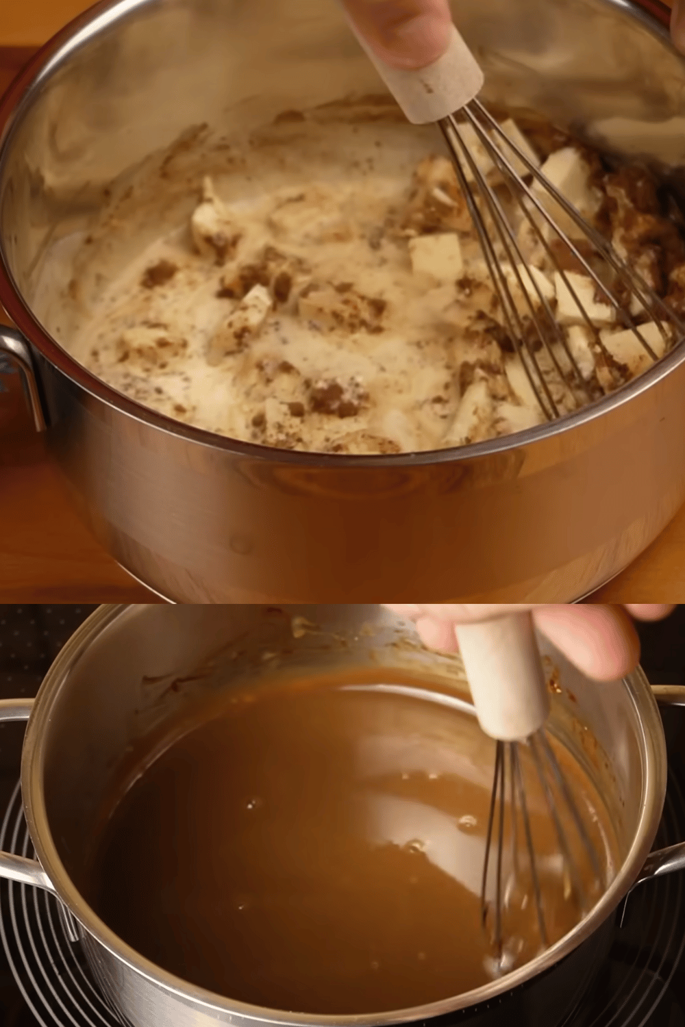 Gâteau mousse au café, décoré de copeaux de chocolat et servi avec une tasse de café fumant.