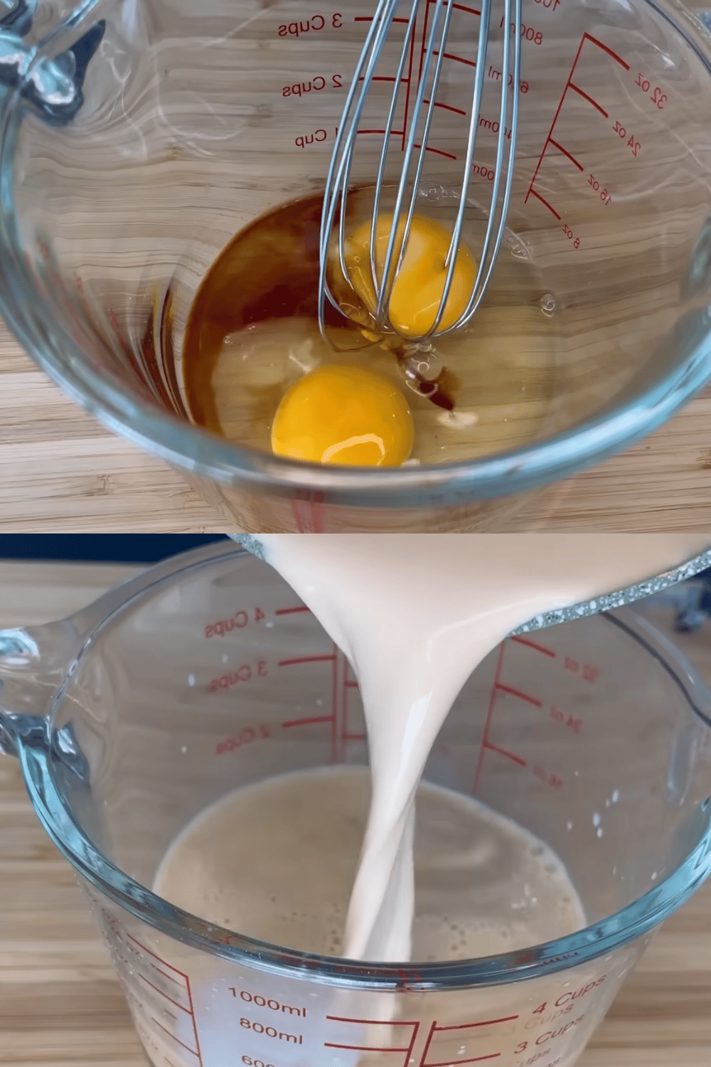 Dessert à 3 ingrédients servi dans un verre, décoré de cacao et de noisettes.

