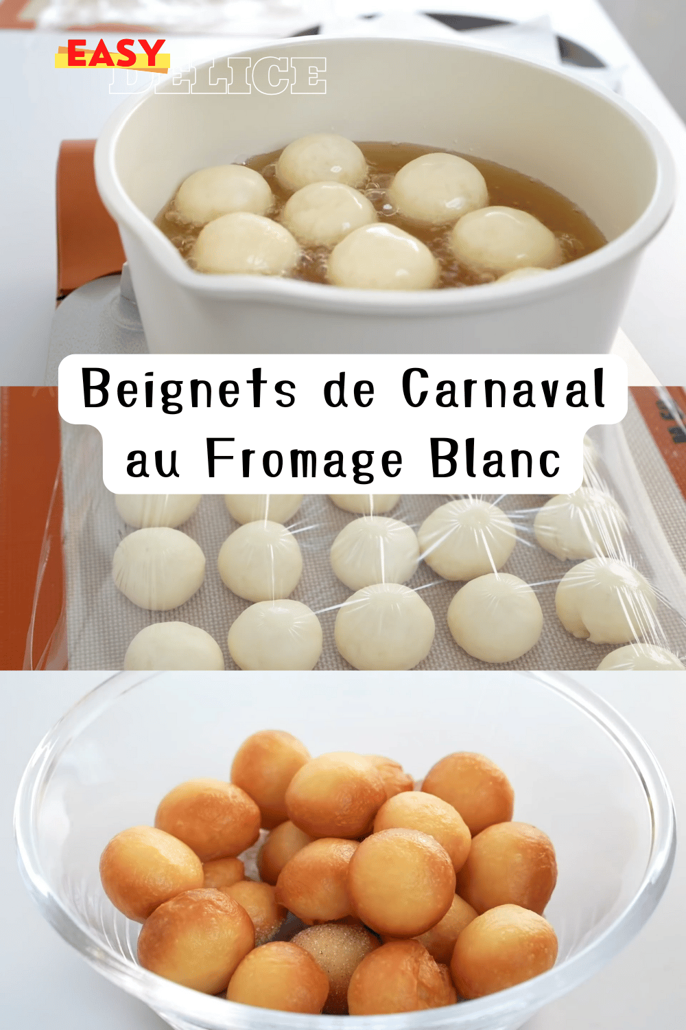 Beignets de carnaval dorés et saupoudrés de sucre glace, présentés dans une assiette festive.