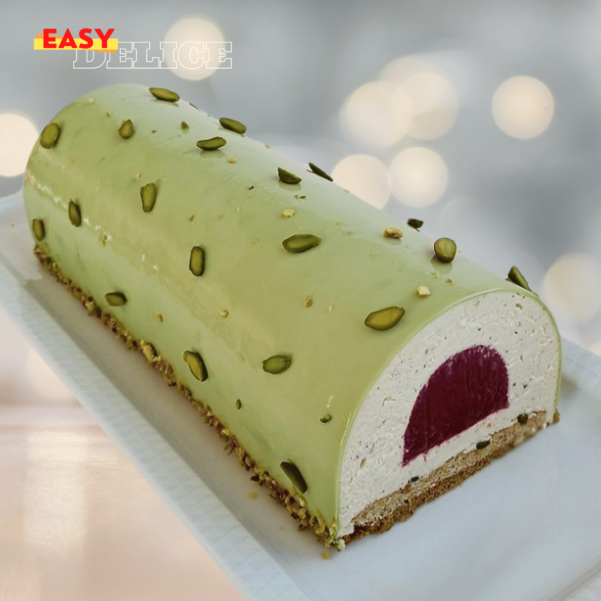 Bûche Pistache Framboise : Une Recette Gourmande et Élégante ...