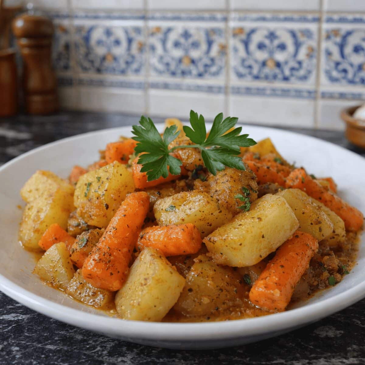 Tajine de Légumes d’Hiver aux Épices