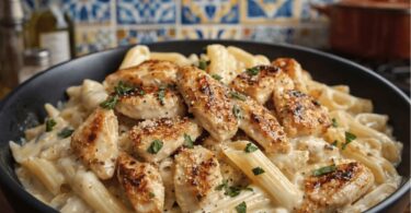 Pâtes Crémeuses au Poulet et Boursin