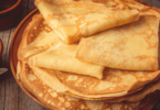 Crêpes moelleuses et légères préparées avec le Thermomix