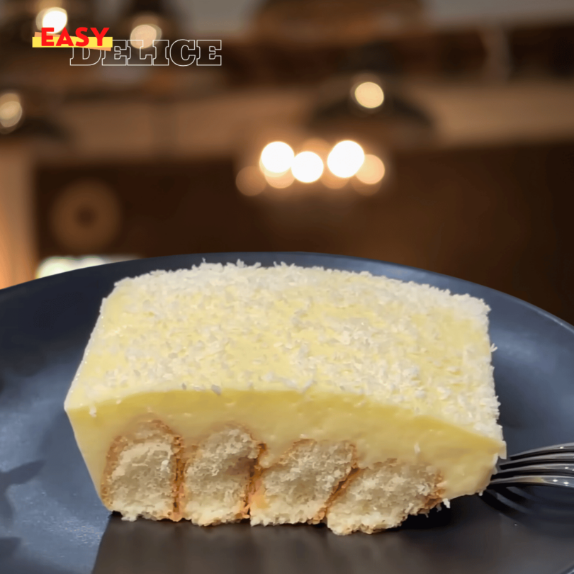 Gâteau au citron et noix de coco facile et délicieux