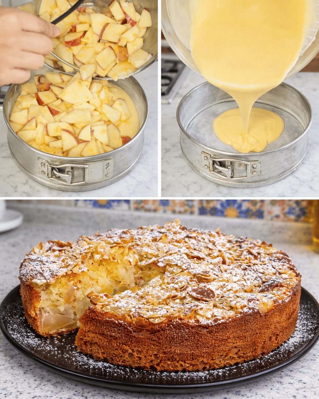 Gâteau Rustique Pommes & Amandes