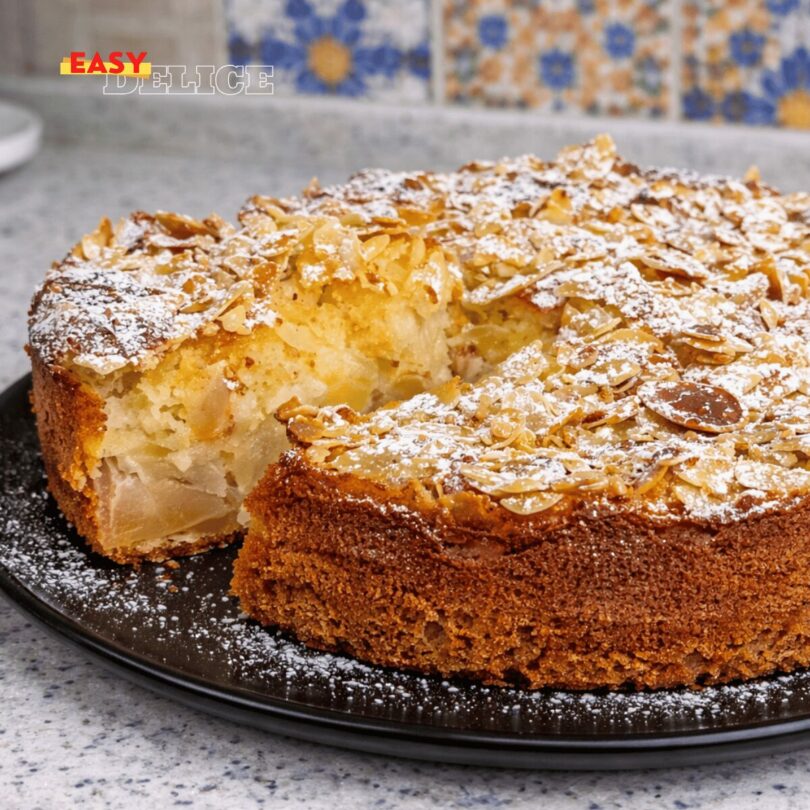 Gâteau Rustique Pommes & Amandes