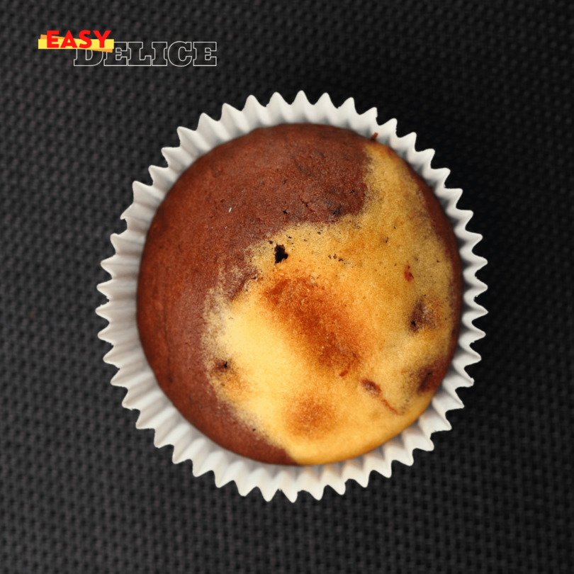 Muffins marbrés chocolat vanille moelleux et gourmands