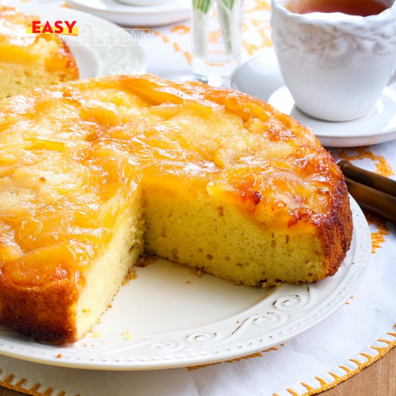 gâteau renversé aux pommes