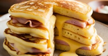 Recette de Pancakes Salés au Jambon et Fromage : Simples et Délicieux