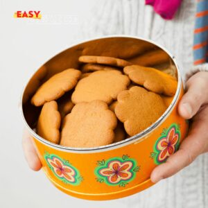 Biscuits dorés et croustillants, parfaits pour le goûter ou le petit-déjeuner.