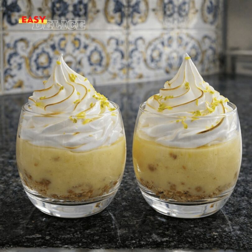 Mousse Crémeuse au Citron en 5 Minutes (Sans Cuisson)