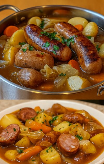 Recette de Potée aux Saucisses et Légumes