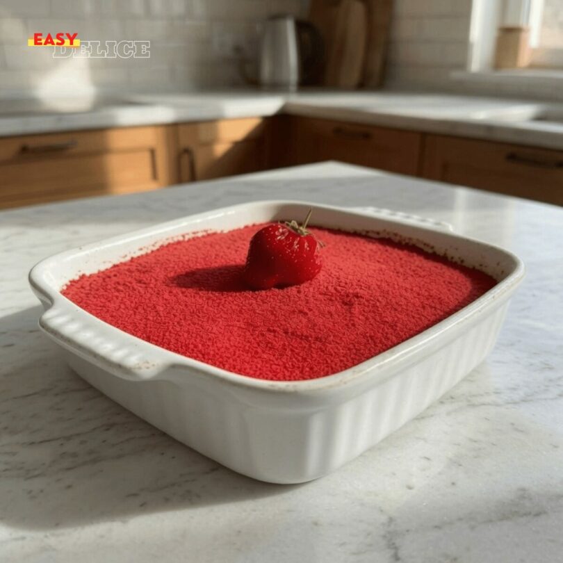 Tiramisu aux Fraises Façon Pâtisserie