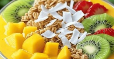 Smoothie Bowl Mangue-Coco avec Topping Granola