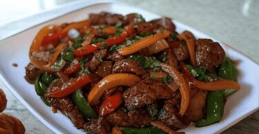 Poêlée de Bœuf aux Poivrons