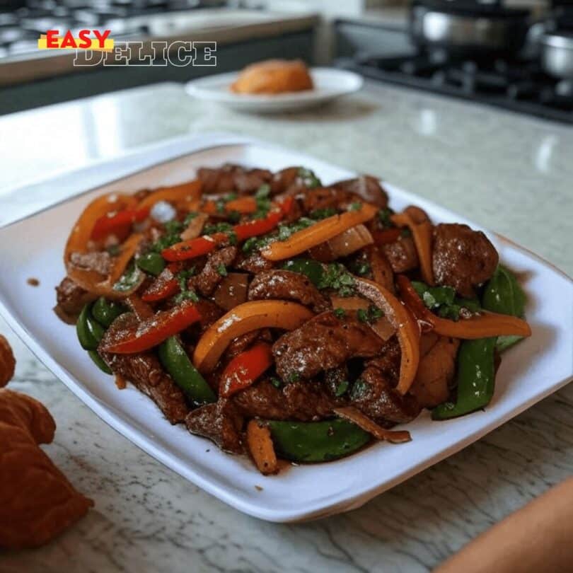 Poêlée de Bœuf aux Poivrons
