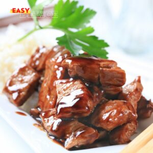 Porc Caramélisé à la Sauce Soja et au Gingembre