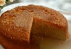 Moelleux au Citron, Semoule et Amandes avec Caramel
