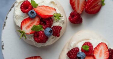 Pavlova aux Fraises
