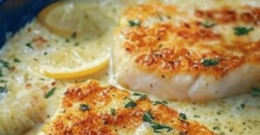 Cabillaud au Four à la Moutarde et Crème Citronnée