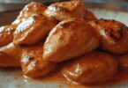 Aiguillettes de Poulet à la Sauce Crémeuse au Chorizo