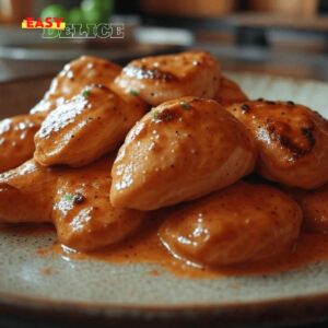 Aiguillettes de Poulet à la Sauce Crémeuse au Chorizo