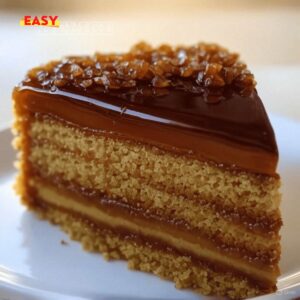 Gâteau Magique au Caramel au Beurre Salé