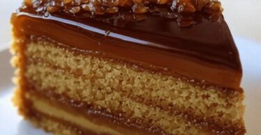 Gâteau Magique au Caramel au Beurre Salé
