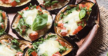 Aubergine Façon Pizza