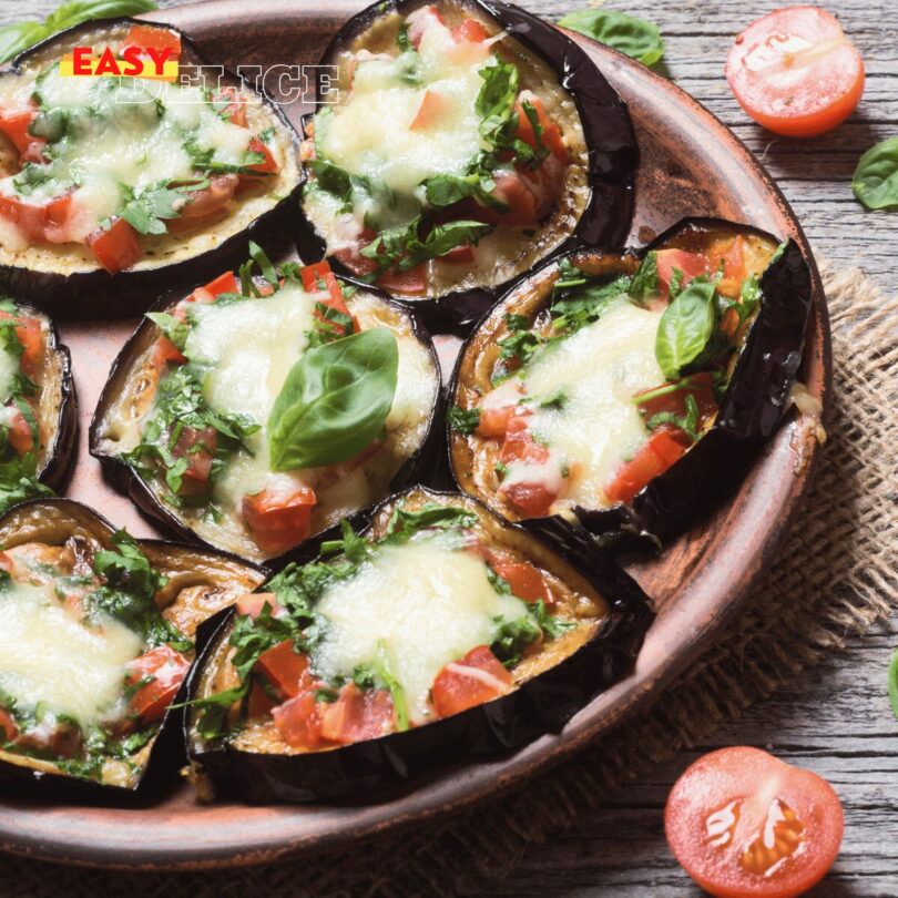 Aubergine Façon Pizza