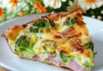 Clafoutis au Brocoli et Jambon