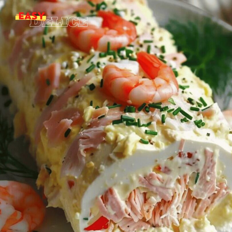 Bûche Salée aux Saveurs de la Mer