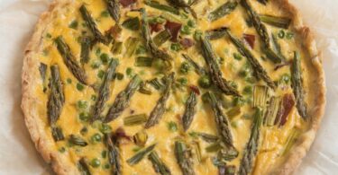 Quiche aux Asperges et au Parmesan