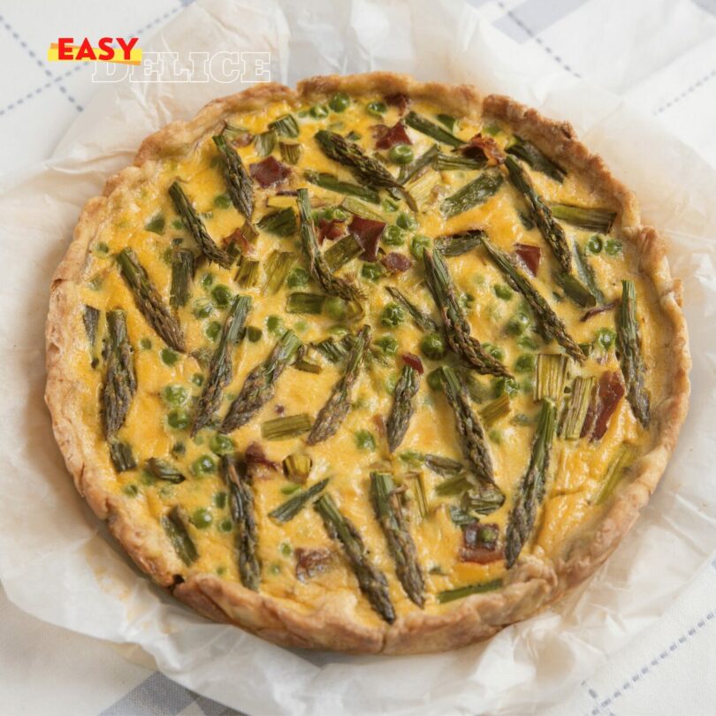 Quiche aux Asperges et au Parmesan