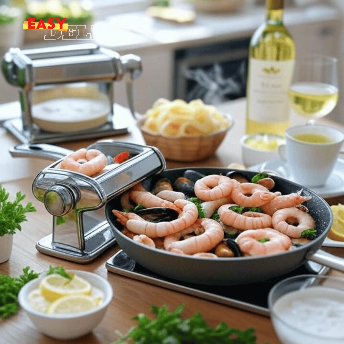 Tagliatelles aux Fruits de Mer