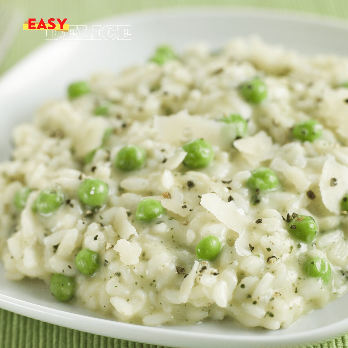 Risotto aux Petits Pois et Parmesan