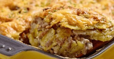 Gratin de Pommes de Terre au Bœuf Haché