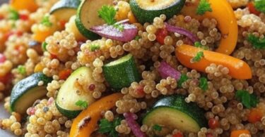 Salade de Quinoa aux Légumes Grillés