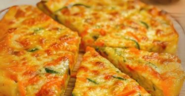 Tarte de Courgettes aux Légumes sans Pâte à la Poêle
