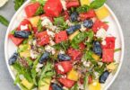 Recette de Salade de Melon, Feta et Menthe