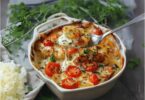Gratin de Pommes de Terre, Tomates et Mozzarella