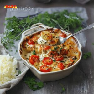 Gratin de Pommes de Terre, Tomates et Mozzarella