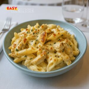 Pâtes Alfredo au Poulet à la Poêle