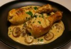Poulet Fricassé aux Champignons