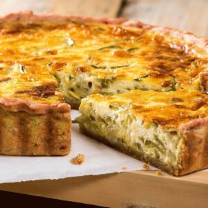 Tarte aux Poireaux et Chèvre
