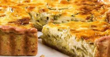 Tarte aux Poireaux et Chèvre