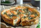 Quiche Verte au Saumon Fumé de Cyril Lignac