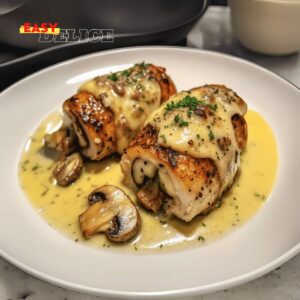 Filets de Poulet Farcis aux Champignons et au Fromage